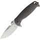 DPx Gear HEST-F Framelock Folding Knife, Platinum gray anodized finish tuned 3-D titanium h, DPHSF019