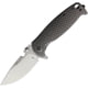 DPx Gear HEST-F Framelock Folding Knife, 3.25" stonewash finish Bohler M390 stainless blade, Platinum gray anodized finish tuned 3-D titanium h, DPHSF019