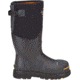 Dryshod Steel-Toe Adjustable Gusset Work Boot, Black/Yellow, 16, STG-UH-BK-016