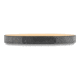 1-1/2&quot; Plain Leather Hook &amp; Loop Tip Garrison Belt
