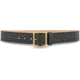 DutyMan 1-3/4inch Basketweave Leather Garrison Belt With Gold Buckle DTY-1621-46-9032