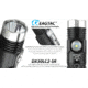 EAGTAC DX30LC2-SR Side-LED Rechargeable Flashlight Kit, Spot XP-L HI V2 NW w/ Flood Nichia 219B CRI92 5700K LED, 1080lm/390lm, Black, DX30LC2SR-XPLHINW-SIDE219B-KIT
