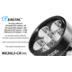 Eagtac Rechargeable MX30L3C-R 6XPL HI 5250 Lumens LED Flashlight, Black, Medium, MX30L3CR6*XPLHI