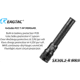 EAGTAC SX30L2-R MK II Flashlight, XHP35 HD CW LED, 2000lm, Black, Medium 4135