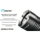 EAGTAC SX30L3-R Pro Flashlight, XHP70.2 CW LED, 4850lm, Black, SX30L3R-XHP702-PRO-CW