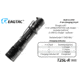 EAGTAC T25L-R Base Flashlight, XHP35 HI NW LED, 1750lm, Black, T25LR-XHP35-HI-BASE-NW