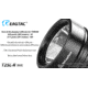 EAGTAC T25L-R Base Flashlight, XHP35 HI NW LED, 1750lm, Black, T25LR-XHP35-HI-BASE-NW