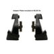 Earmor M-LOK/MTEK Flux Helmet Rail Adapter Attachement Kit, Tactical Black, M13