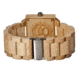Earth Culm Wooden Unisex Watch, Khaki/Tan ETHEW1001, EDEMO1