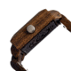 Earth Culm Wooden Unisex Watch, Dark Brown ETHEW1002