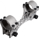 EAW EAW Bionic 3D Printed Titanium Scope Mount w/Screw, Diameter 30mm, Height 18mm, Silver/Grey, Small, 481333018021