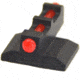 Ed Brown Products Dovetail Fiber Optic Front Sight, 1911, 0.18in Height, 65 degree Dovetail, Black, 1620-FIBER