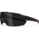 Edge Eyewear ARC Light Shooting Glasses, Black Frame, G-15 Vapor Shield Lenses, Standard, AL17VS