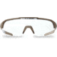 Edge Eyewear ARC Light Shooting Glasses, Tan499 Frame, G-15 Vapor Shield Lenses, Standard, AL27VS