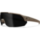 Edge Eyewear ARC Light Shooting Glasses, Tan499 Frame, Polarized Smoke Vapor Shield Lenses, Standard, AL1K174VS