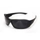 Edge Tactical Eyewear Hamel Thin Temple Sunglasses, Soft-Touch Matte Black Frame / G-15 Vapor Shield Lens, One Size, XH61-G15-TT