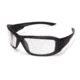 Edge Eyewear Hamel Thin Temple Sunglasses, Soft-Touch Matte Black Frame / Clear Vapor Shield , XH611-TT