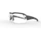 Edge Eyewear Kabru Safety Glasses, Black Frame w/ Black TPR/ Vapor Shield Clear Lenses, Standard, NSN XKB111VS, XKB111VS