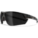 Edge Eyewear Phantom Rescue Shooting Glasses, Black Frame, G-15 Vapor Shield Lenses, Standard, PR17VS