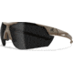 Edge Eyewear Phantom Rescue Shooting Glasses, Tan499 Frame, G-15 Vapor Shield Lenses, Standard, PR27VS