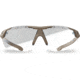 Edge Eyewear Phantom Rescue Shooting Glasses, Tan499 Frame, Photochromic Vapor Shield Lenses, Standard, PR21PCVS