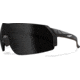 Edge Eyewear Urgent Fury Shooting Glasses, Black Frame, G-15 Vapor Shield Lenses, Standard, UF17VS