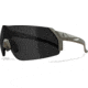 Edge Eyewear Urgent Fury Shooting Glasses, Conifer Green Frame, Polarized Smoke Vapor Shield Lenses, Standard, UF36PVS