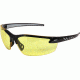 Edge Eyewear Zorge G2 Safety Glasses Black Frame / Yellow Lenses, Universal DZ112-G2