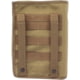 Elite Survival Systems MOLLE Gas Mask Pouch, Coyote Tan, ME250-T