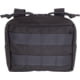 Elite Survival Systems MOLLE General Utility Pouch, Small, Black, ME201-B