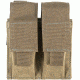 Elite Survival Systems MOLLE Double Pistol Mag Pouch Coyote Tan 