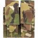 Elite Survival Systems MOLLE Double Pistol Magazine Pouch, MultiCam, ME120-M