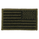 Elite Survival Systems US Flag Patches - Reverse Orientation, Subdued, 3.5in x 2in ID-US-104