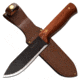Elk Ridge Drop Point Fixed Blade Knife, 5.5 in, 65Mn Steel, Brown, ER-200-12M