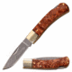 Elk Ridge ER-951BR Manual Folding Knife, 2.25in, 3CR13 Stainless Steel, Drop Point, Steel Blade, Resin Handle, Nickle/Brown, ER-951BR