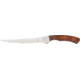 Elk Ridge Fillet Fixed Blade Knife, 6.875in, Stainless Blade, Laminated Wood Handle ER028