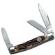 Elk Ridge Folding Blade, 3in, Stainless Steel Blade, Simulated Bone Handle, ER-323ISS