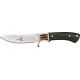 Elk Ridge Hunter Fixed Blade Knife, 3.875in, Stainless Blade, Black Wood Handle ER087