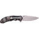 Elk Ridge Linerlock A/O Folding Knife, 3.5 satin finish 3Cr13 stainless blade, Camo textured aluminum handle, ER-A967CA