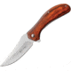 Elk Ridge Linerlock A/O Folding Knife, 3.5 satin finish 3Cr13 stainless upswept blade, Brown pakkawood handle, ER-A961BR