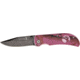 Elk Ridge Linerlock Pink Folding Knife, 2.25in, Black Carbon Stainless Blade, Aluminum Handle Pink Camo Onlay ER120PC