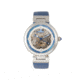 Empress Adelaide Automatic Skeleton Leather-Band Watch, Blue, EMPEM2505