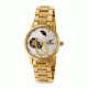 Empress Theodora Automatic Mother-of-Pearl Semi-Skeleton Bracelet Watch, Gold/Silver/Gold, Standard EMPEM1203