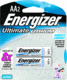 Energizer Ultimate Lithium AA Batteries Pack of 2