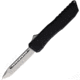 EOS Auto Harpoon OTF Automatic Folding Knife, 3.75in, CPM-20CV Stainless, Tanto Blade, Black Anodized Aluminum Handle, EOS110