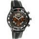 Equipe E805 Chassis Mens Watch - Black Strap, Black Case, Black/Rosegold Dial