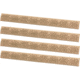 ERGO M-LOK Rail Cover, 4-Pack, Coyote Brown, 4332-4PK-CB-B