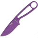 Esee Izula Neck Knife Purple Fixed Blade Knife, 2.5in, 1095 Carbon Steel, Standard Edge, Purple, Handle ESISPURPBLK
