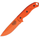 Esee Model 5 Fixed Blade Knife, Sheath, 5.25in, Orange Powder Coat Stainless, Orange G10 Handle ES5POROR