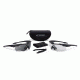 ESS CrossBlade 2X Shooting Glasses, Black, EE9032-03